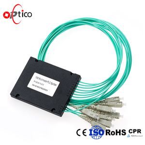 1x8 mm abs plc splitter