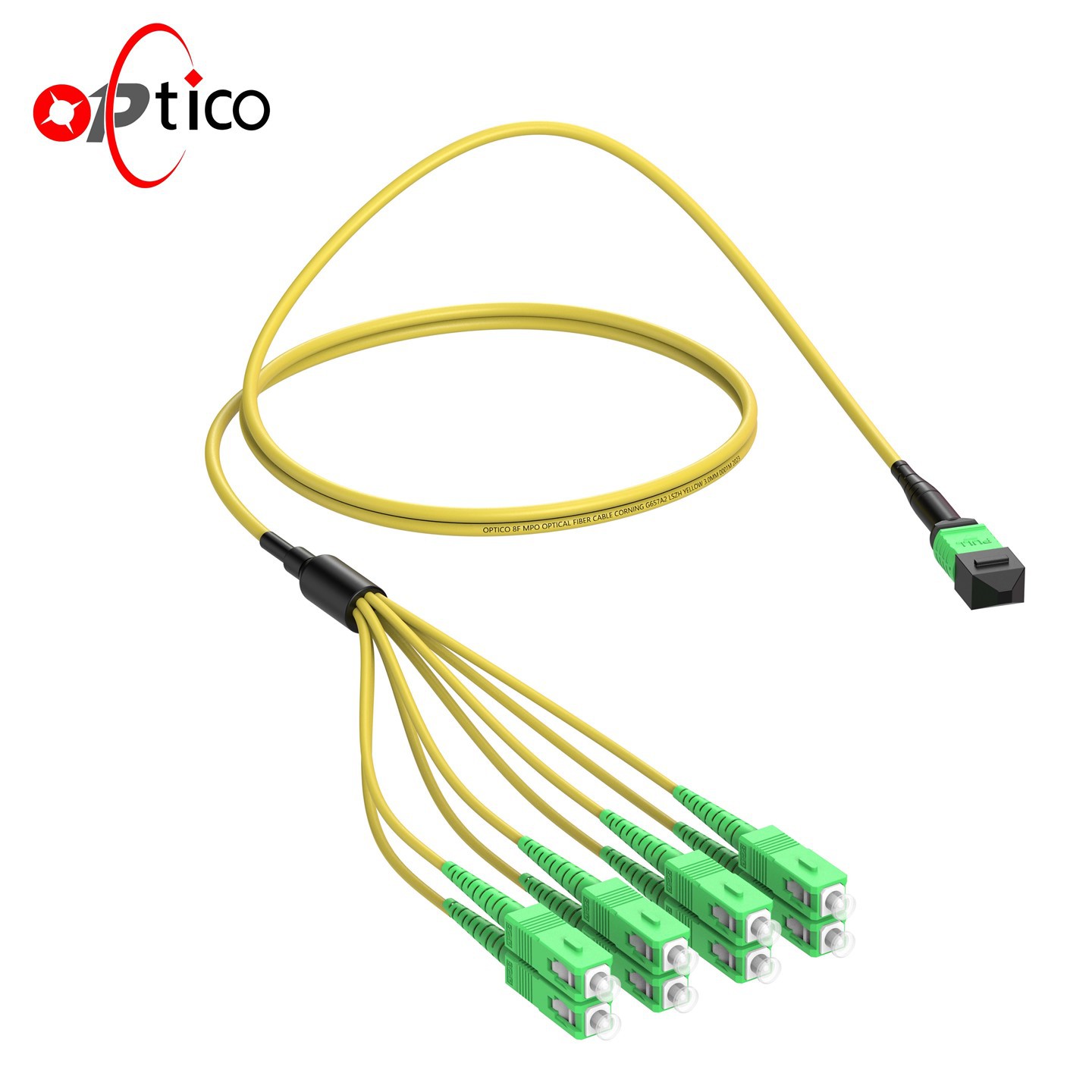 8F MTP MPO до SC APC кабел за пробив