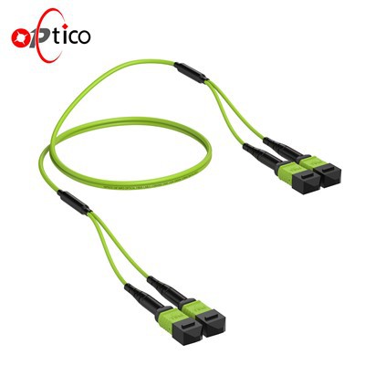 24F MPO Trunk Cable OM5 мъж 2 × 12