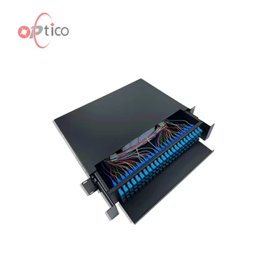 2U Fiber Patch Panel, 72 SC Simplex ODF